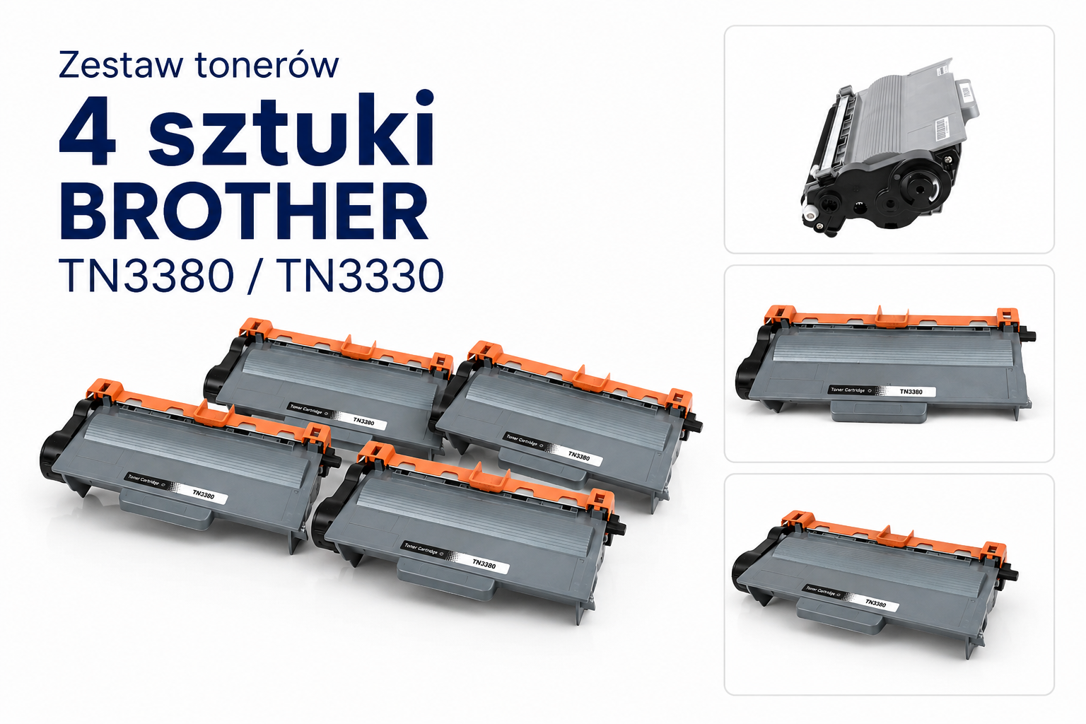 Zestaw tonerów Brother TN3380 TN3330 INQ